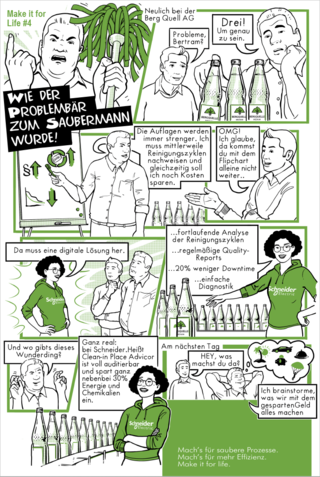 comic / kunde schneider electric /agentur rts