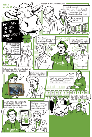 comic / kunde schneider electric /agentur rts